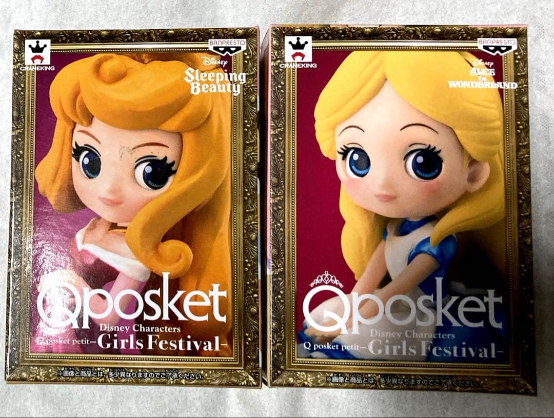 ディズニー　Qposket 6体セット‼️バンプレスト　白雪姫　不思議の国のアリス