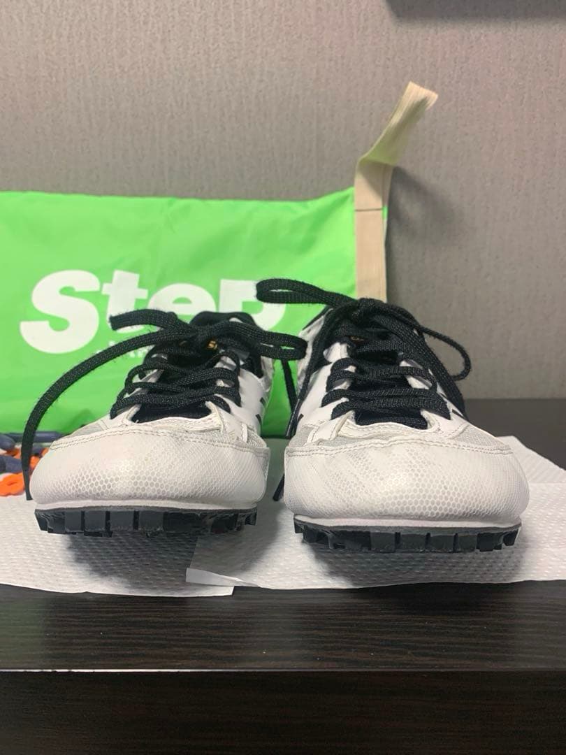 ☆ASICS☆EFFORT13 スパイクシューズ ブラック×ホワイト25.5cm