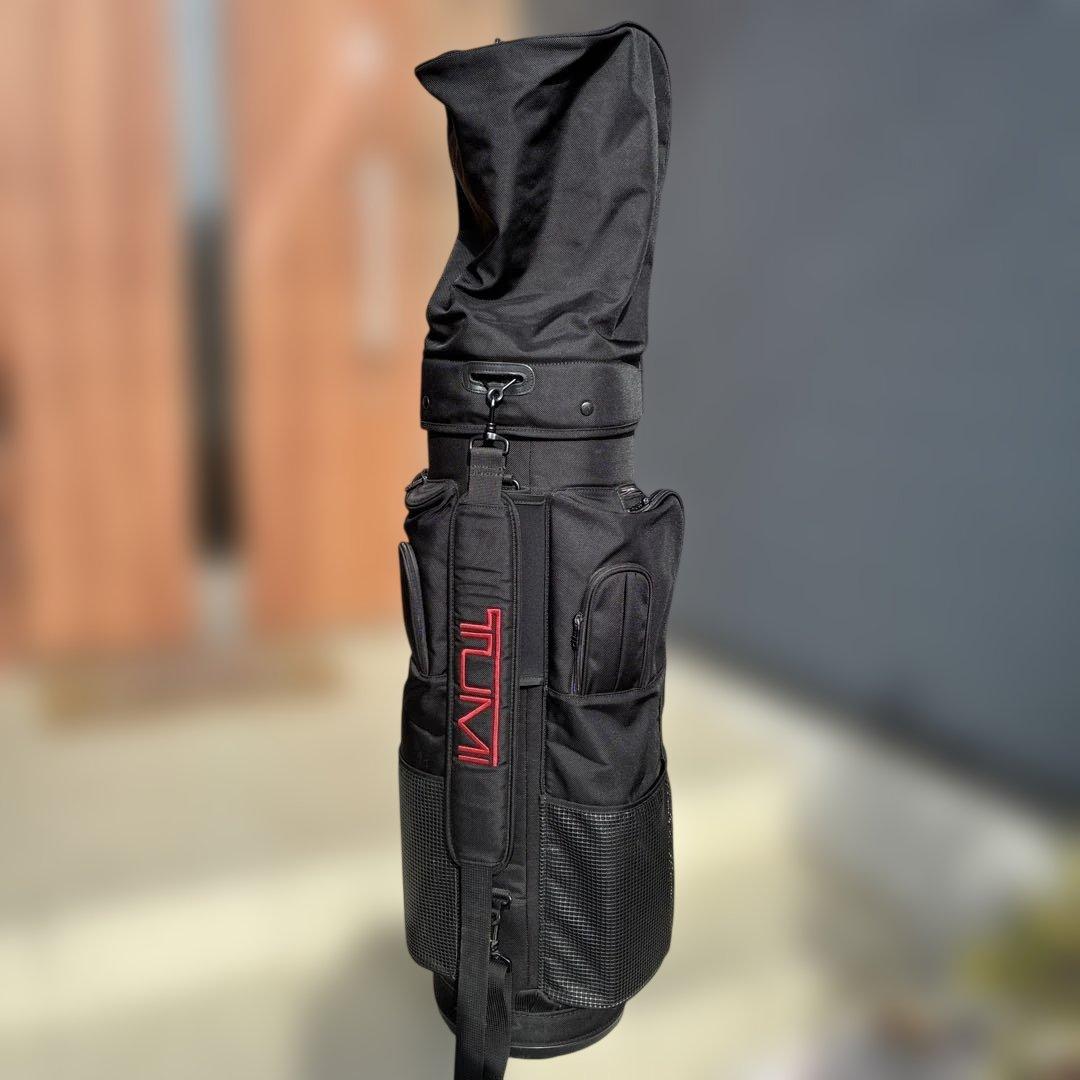 【激レア】TUMI ゴルフキャディバッグ 黒　286D3