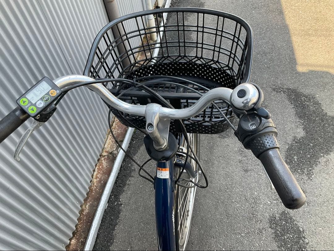 ヤマハ新機種電動アシスト自転車pas wity26インチブルーアルミボディー