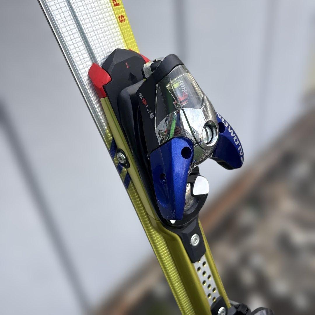 SALOMON Demo 9 3V スキー板　155 ストックとケース付
