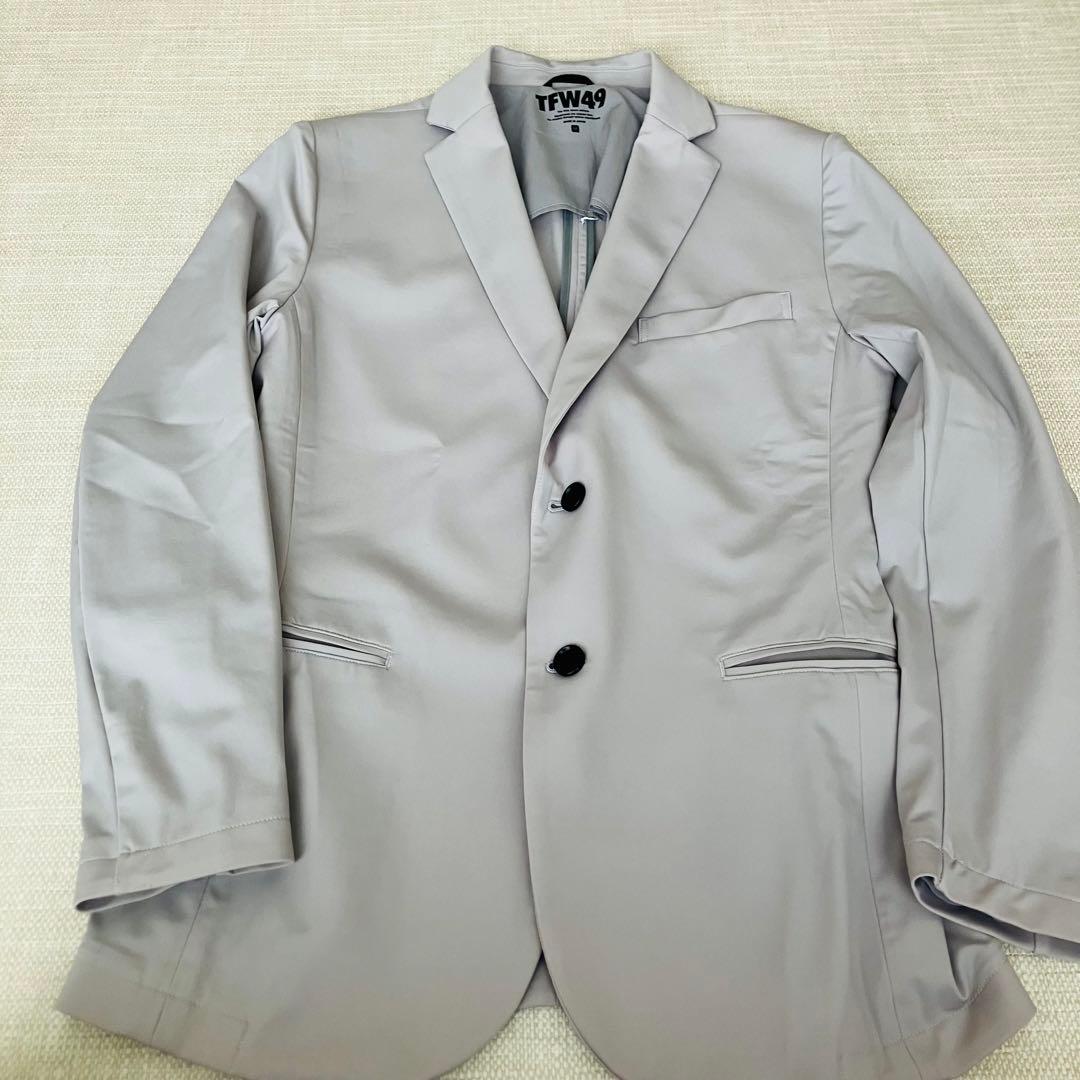 【美品】TFW49 STRETCH 2B JKT ゴルフ M ライトグレー
