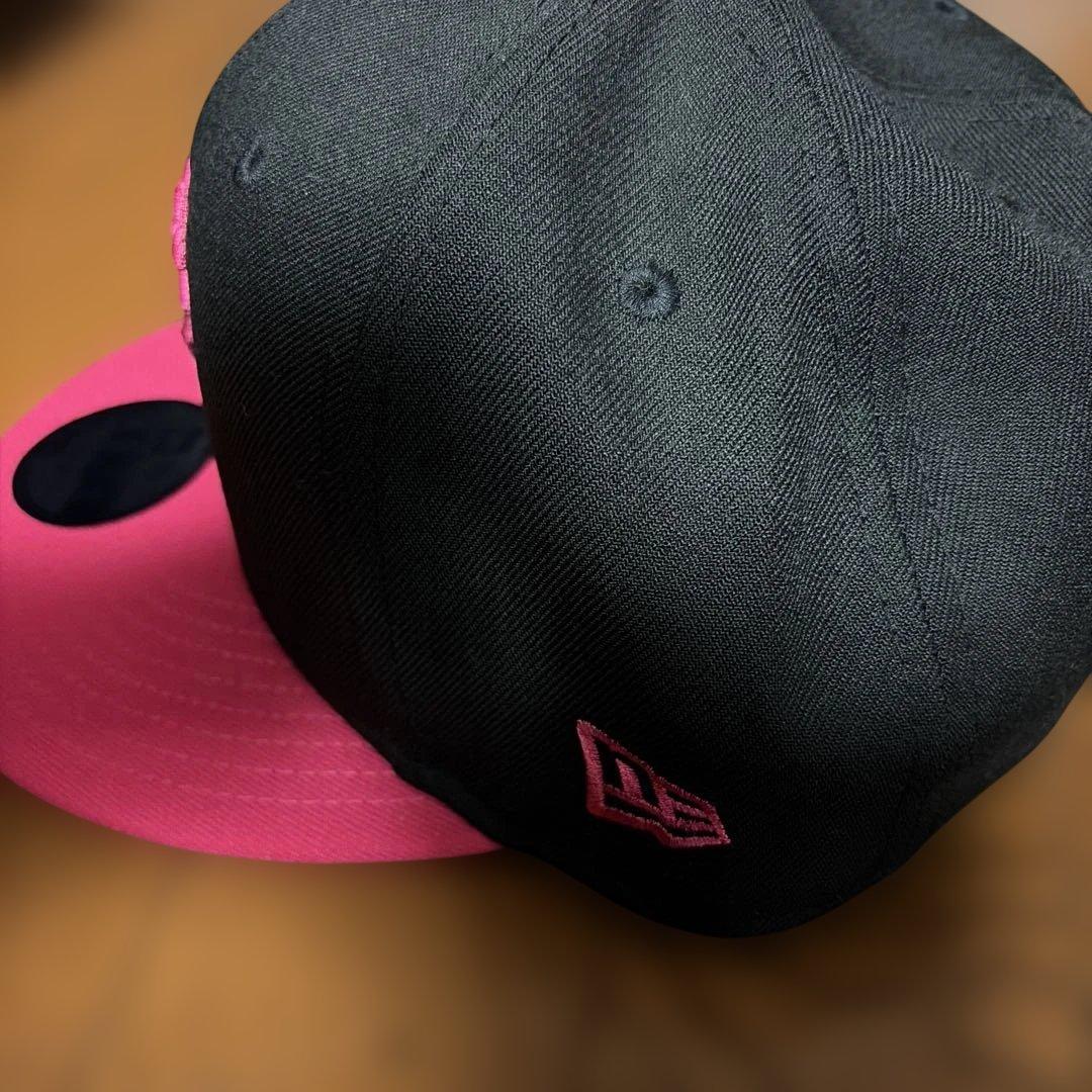 NEW ERA 9FIFTY GIANTS ブラック×ピンク キャップ