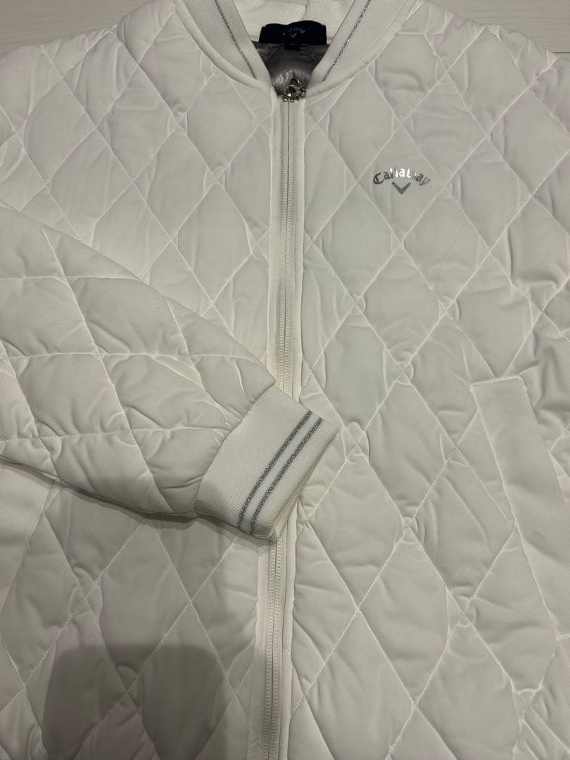 Callaway ジャケット M ホワイト キルティング ゴルフウェア