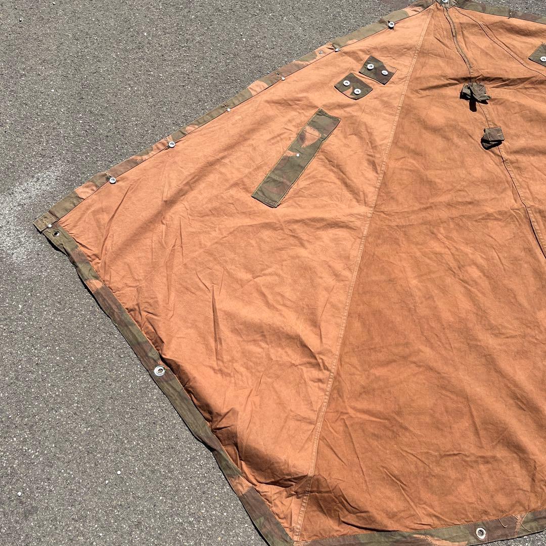 希少、レア品！ハンガリー軍幕　ポンチョテント　単品