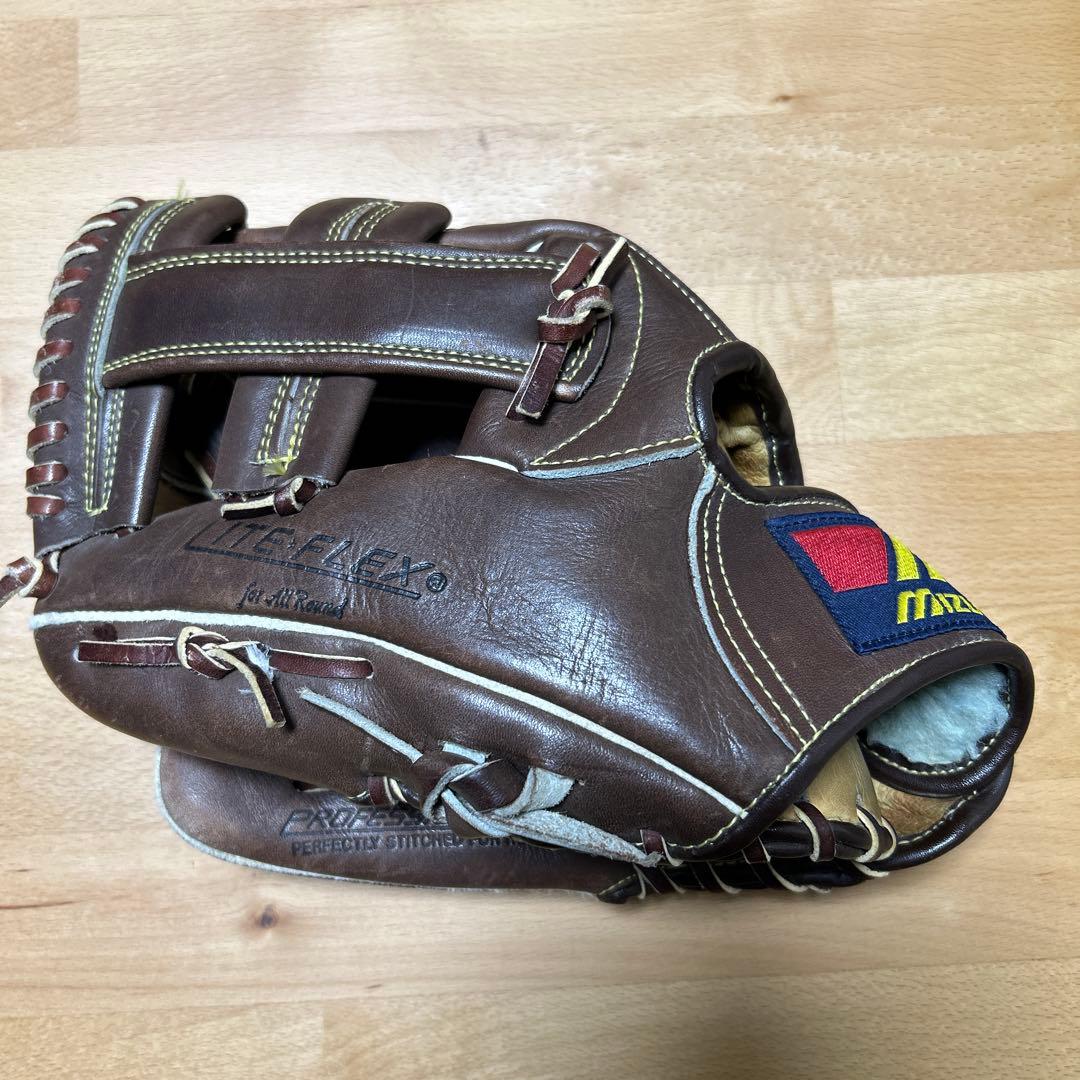 Mizuno 軟式グローブ ブラウン 左投げ用