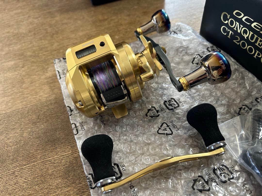 OCEA CONQUEST CT 200PG とLIVRE CRANK120