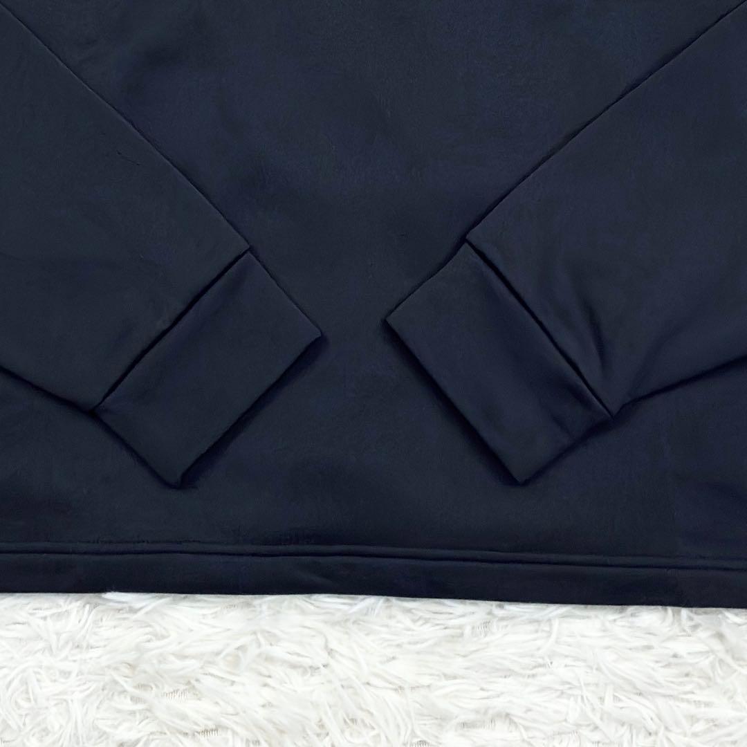美品　ビームスゴルフ　KARUISHI(R)素材　襟付きプルオーバー　XL　黒