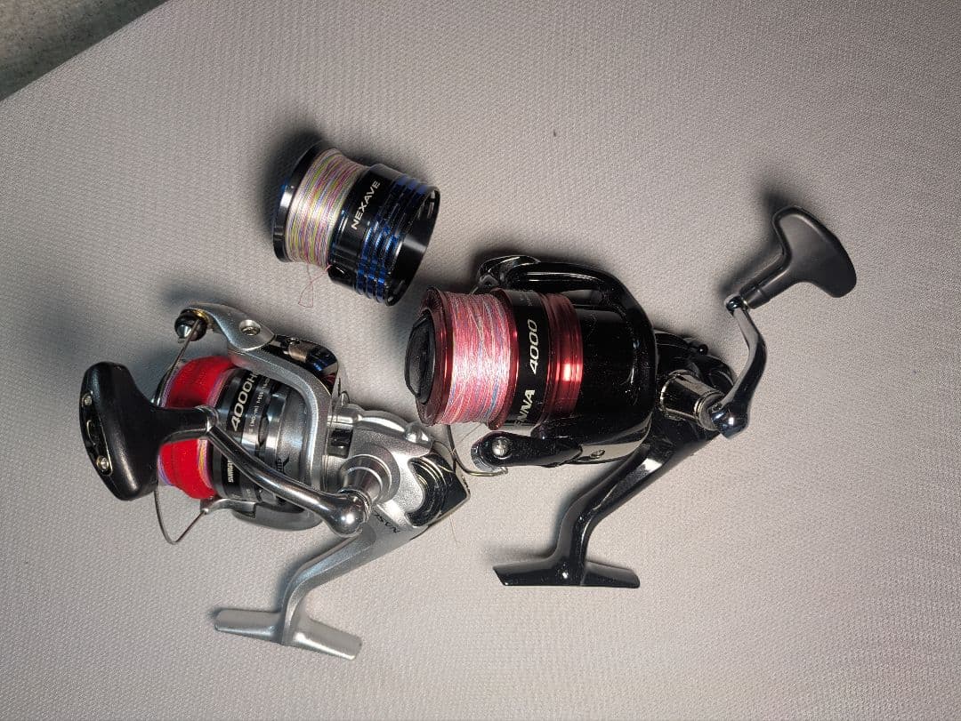 Abu Garcia & NASCI スピニングリールセット互換スプール付