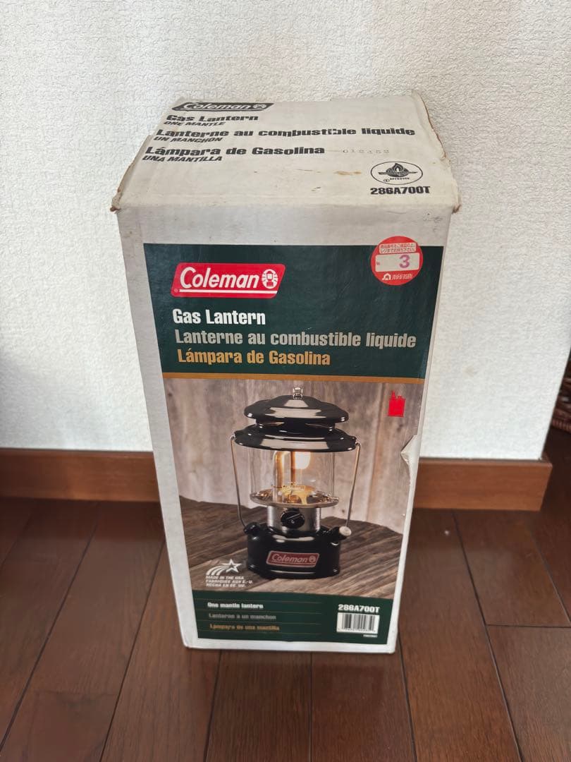 Coleman ガスランタン 94年製 usa仕様 未使用品 286A