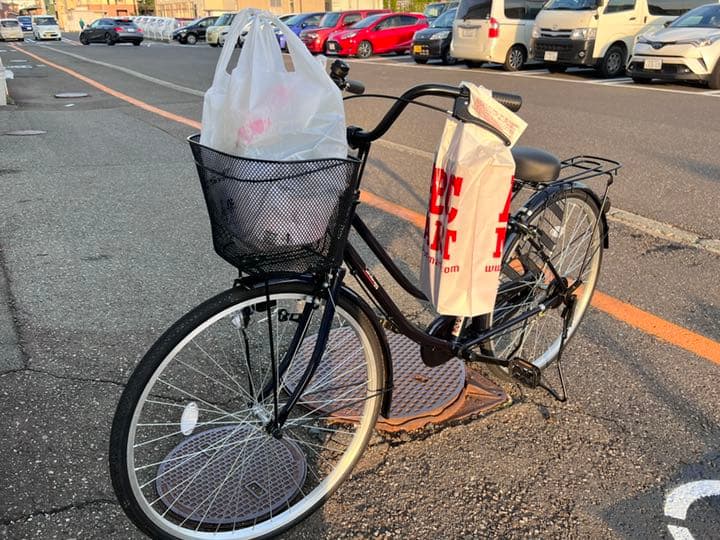 自転車本体(鍵、ライトある)26インチ