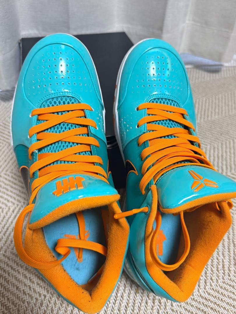シューズ(男性用) UNDEFEATED Nike Kobe 4 Protro Hyper Jade