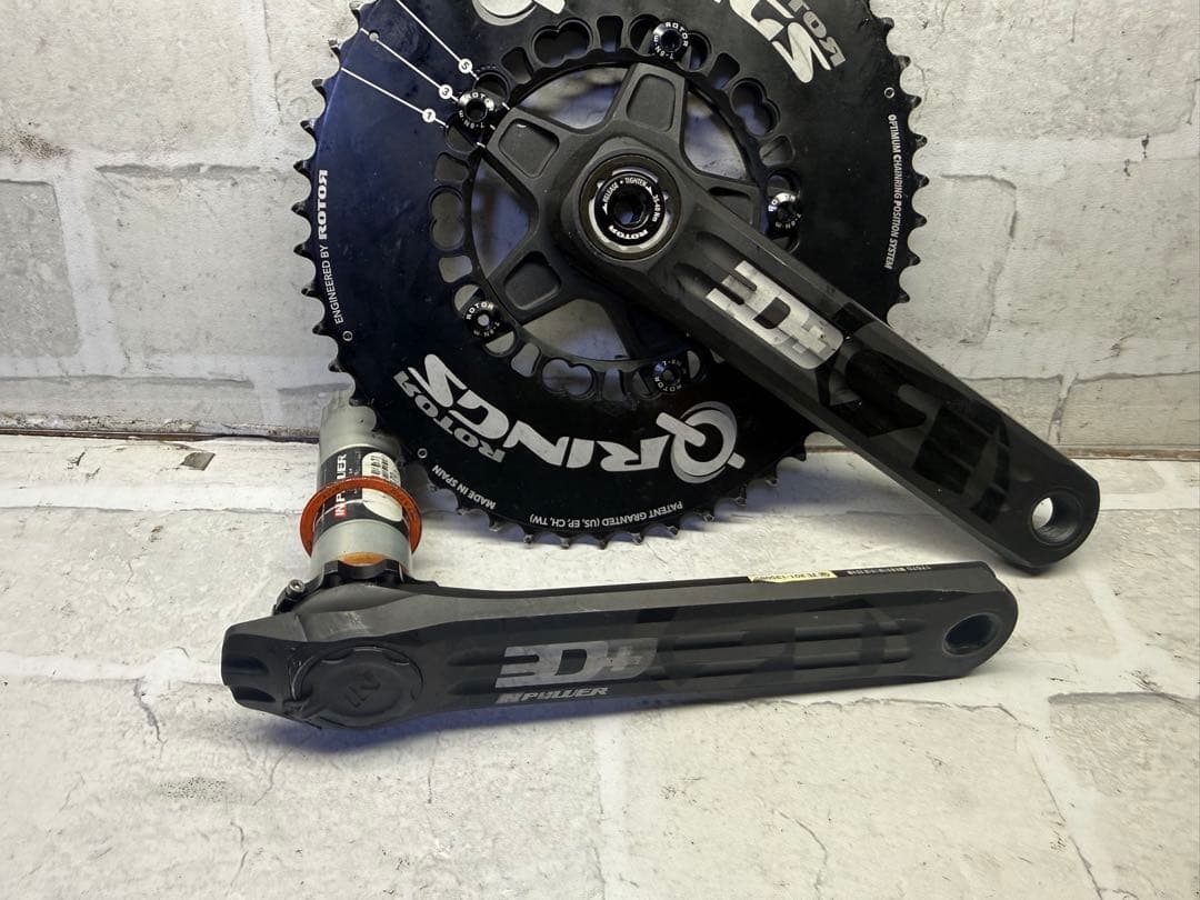 ROTOR Q-RINGS 3D パワーメータークランク　ロードバイク