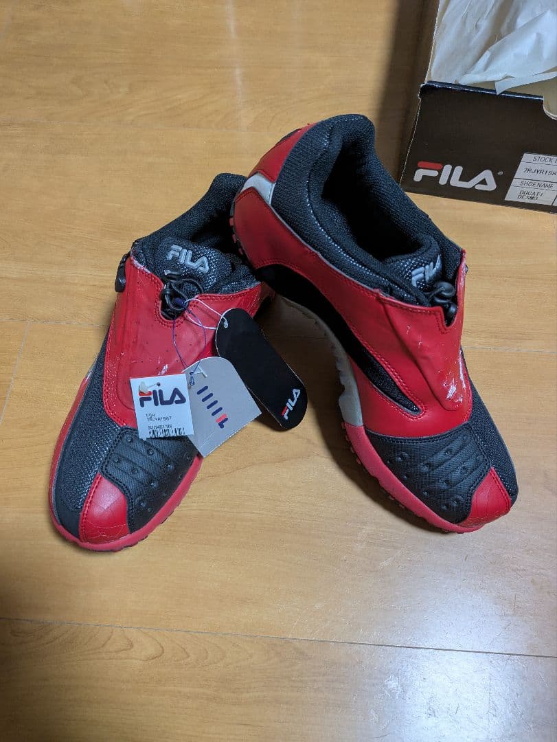 FILA x DUCATI ライディングシューズ（赤）