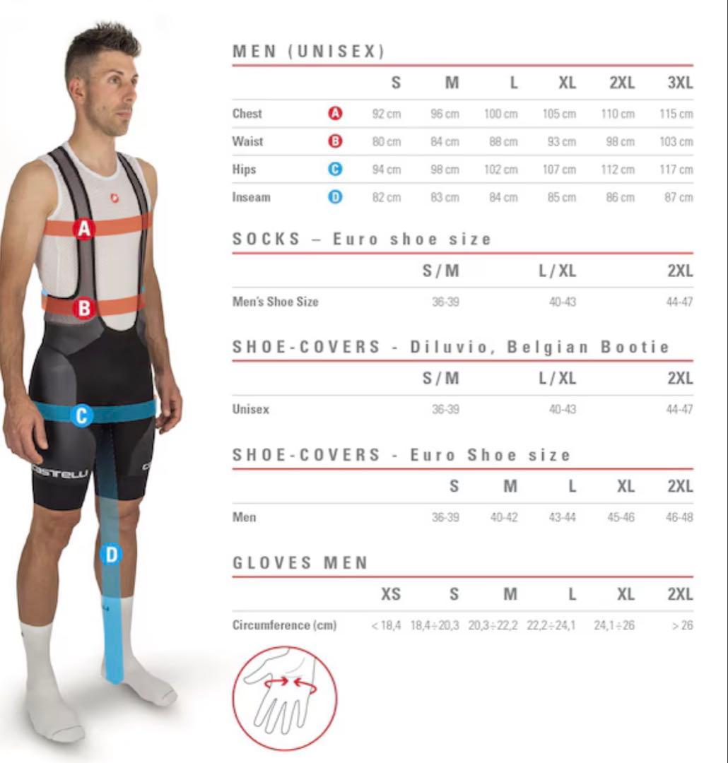 カステリ CASTELLI ROSSO CORSA 長袖 サイクルジャケット