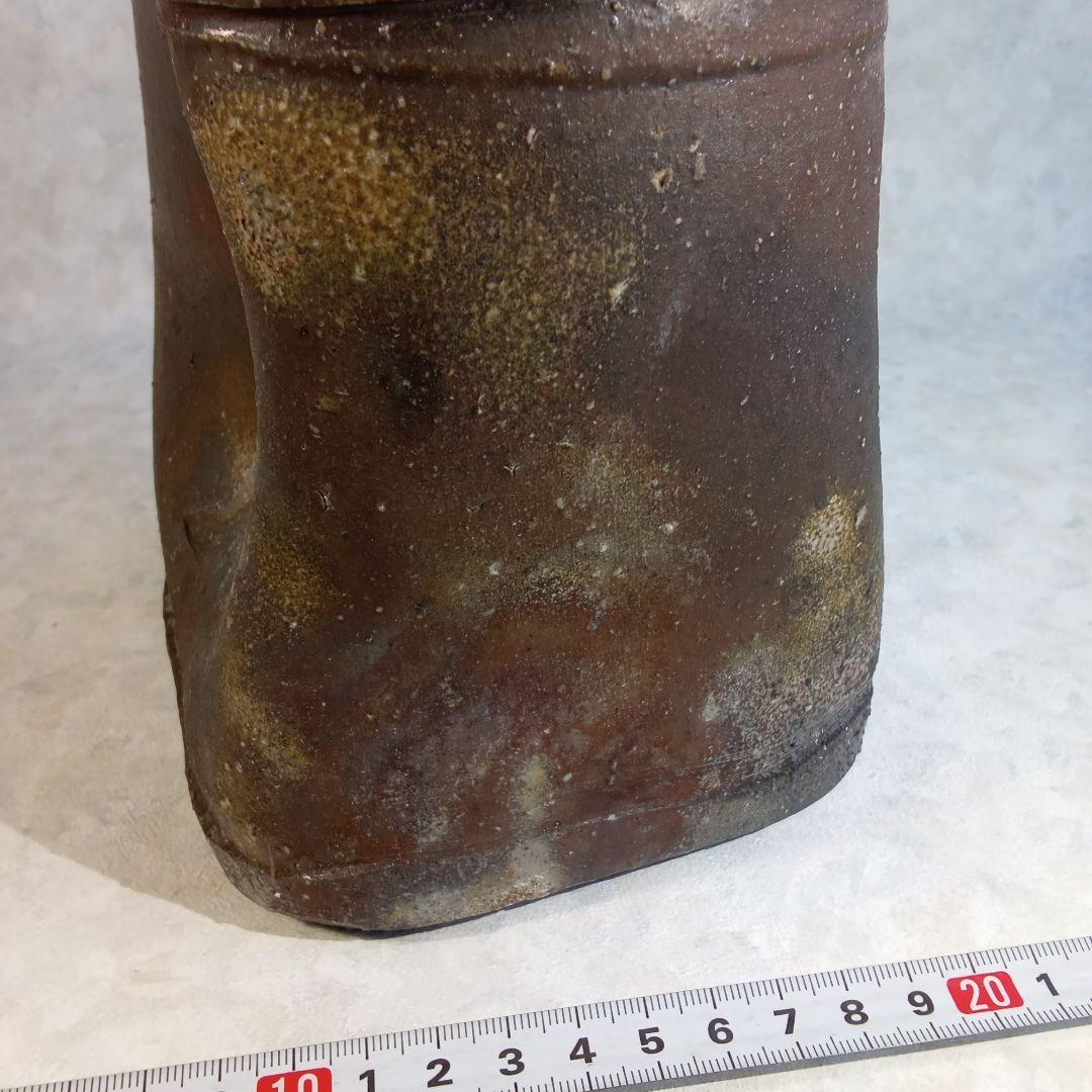 備前焼作家・岩本修一【備前　手付花器】