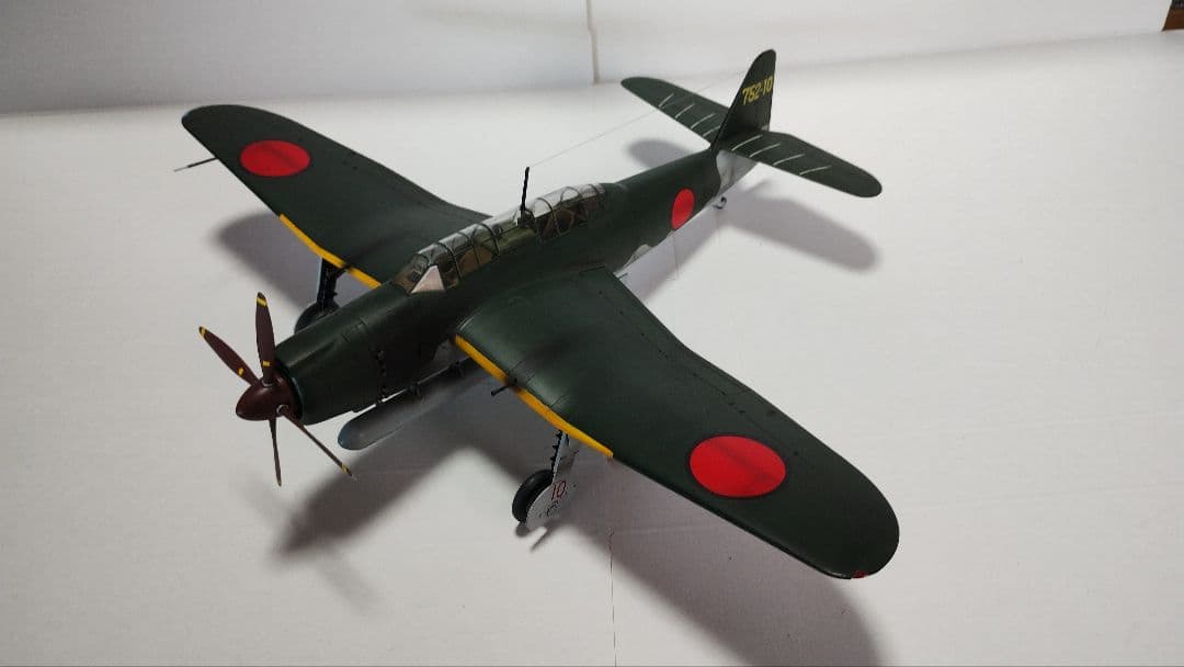 プラモデル完成機　1/48　艦上攻撃機「流星改」