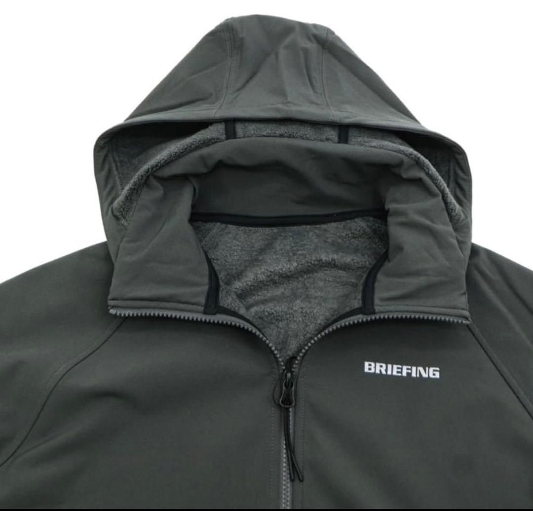 新品！BRIEFING GOLF ストレッチバックフリースパーカー