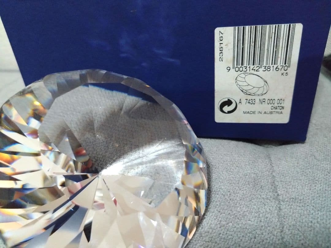 スワロフスキー 2004年 廃盤品 Chaton ペーパーウェイトチャトン