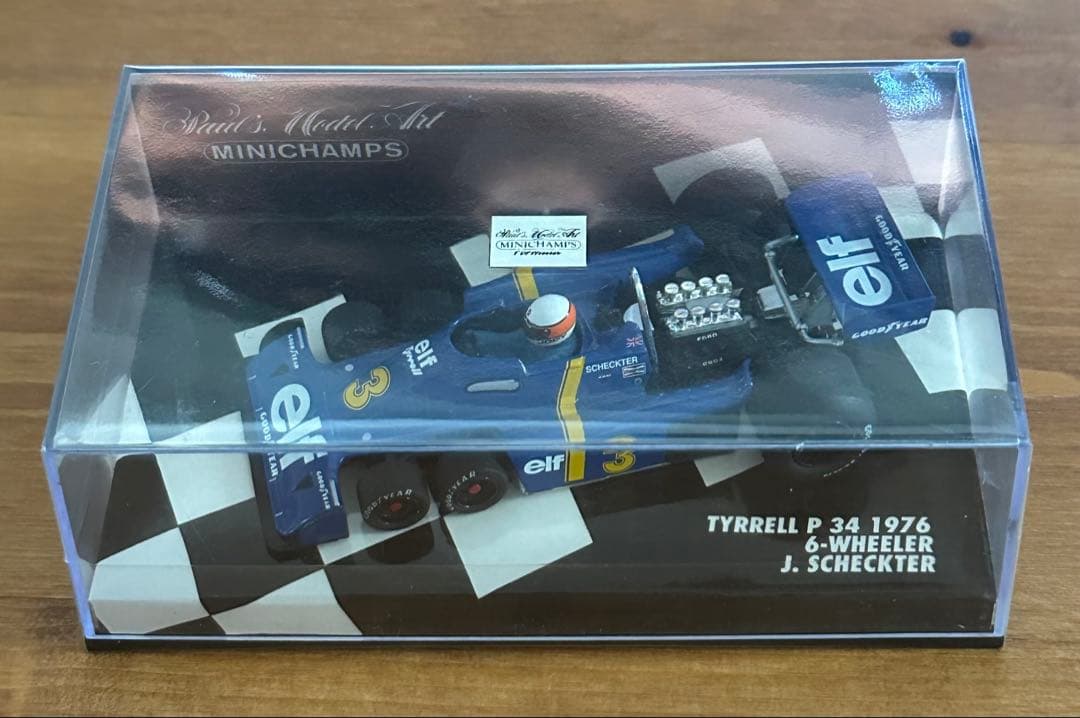 ミニカー Tyrrell P34 1976 6-Wheeler J. Scheckter