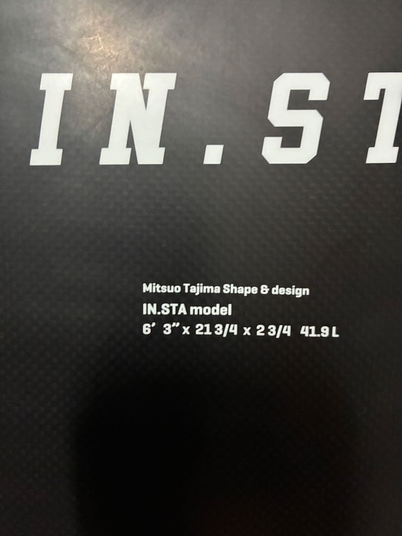 ジャスティスサーフボード　IN.STA カーボン6'3\" 41.9L