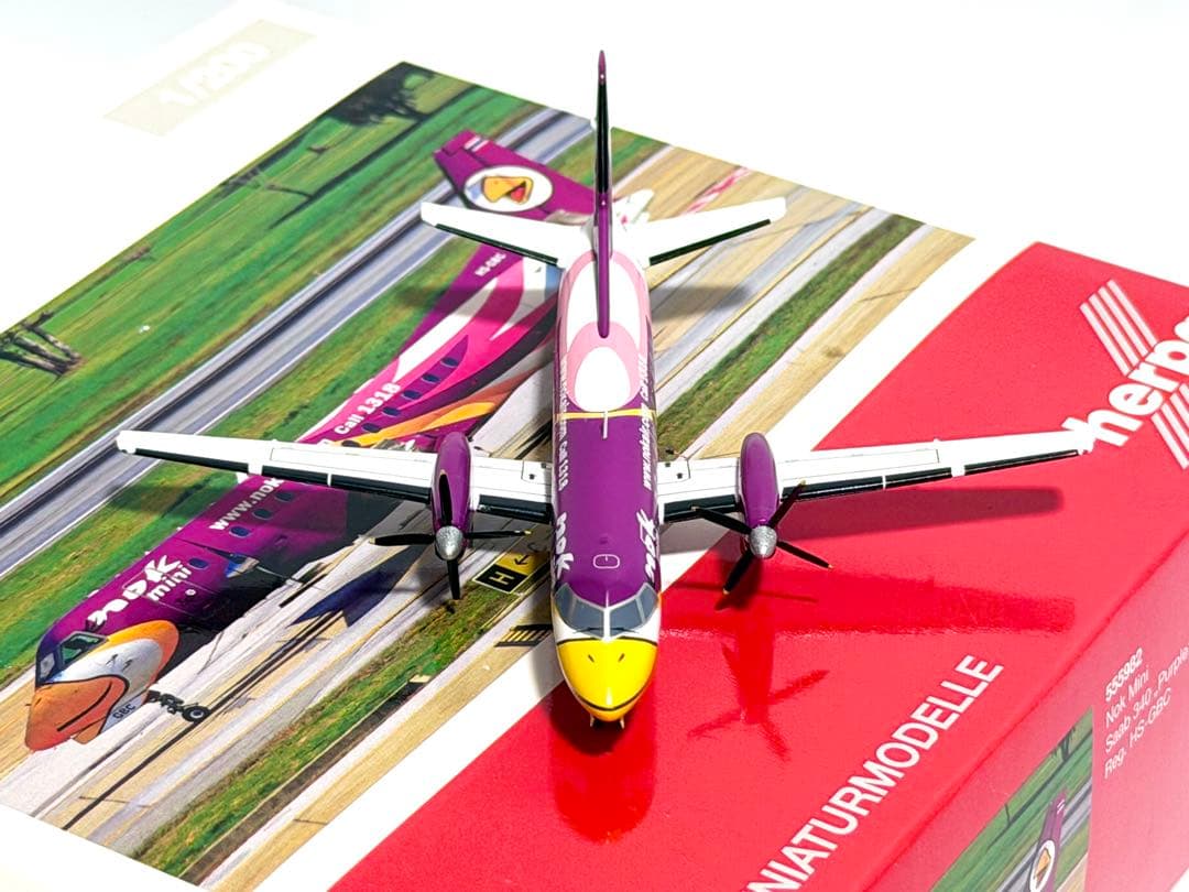 航空機・ヘリコプター herpa 1/200 Saab340 Nok mini (Nok air)
