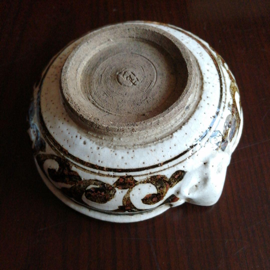 京焼　鶏龍山片口小鉢　3客　12.5cm　昭和初期～中期