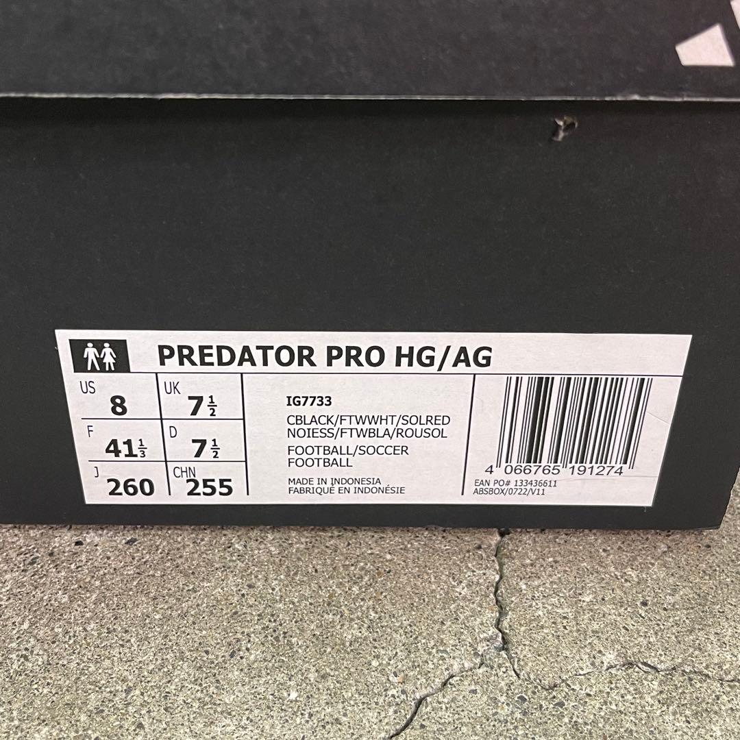 adidas Predator 24 Pro HG/AG コアブラック