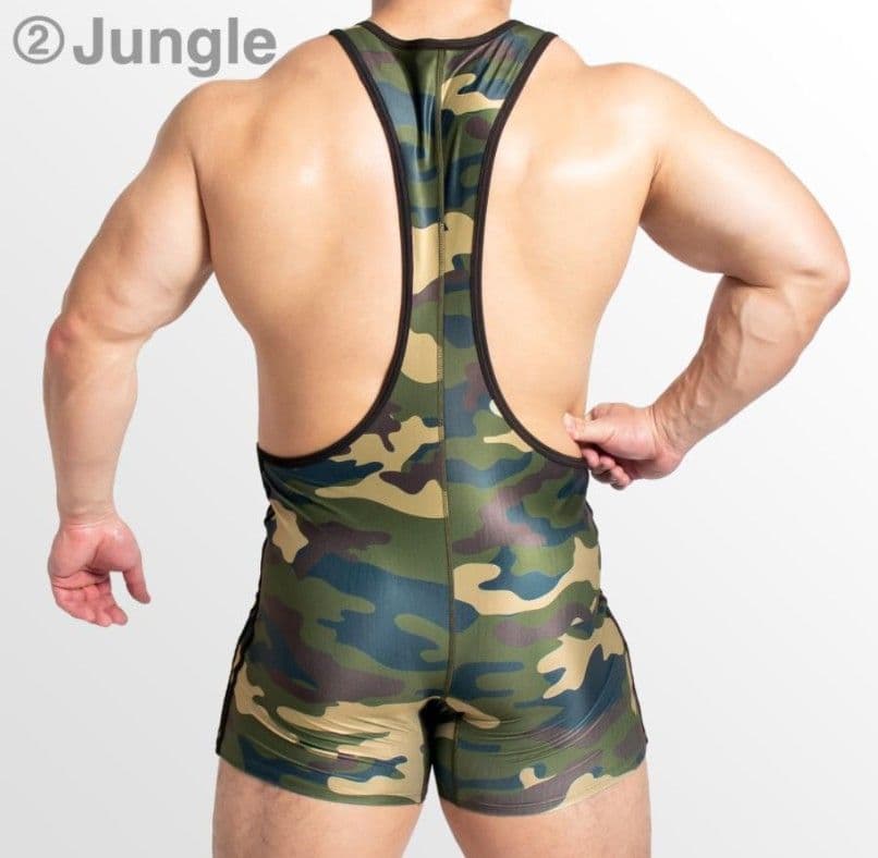 ウエイトトレーニング EGDE VLW CAMO SINGLET L-XL Jangle