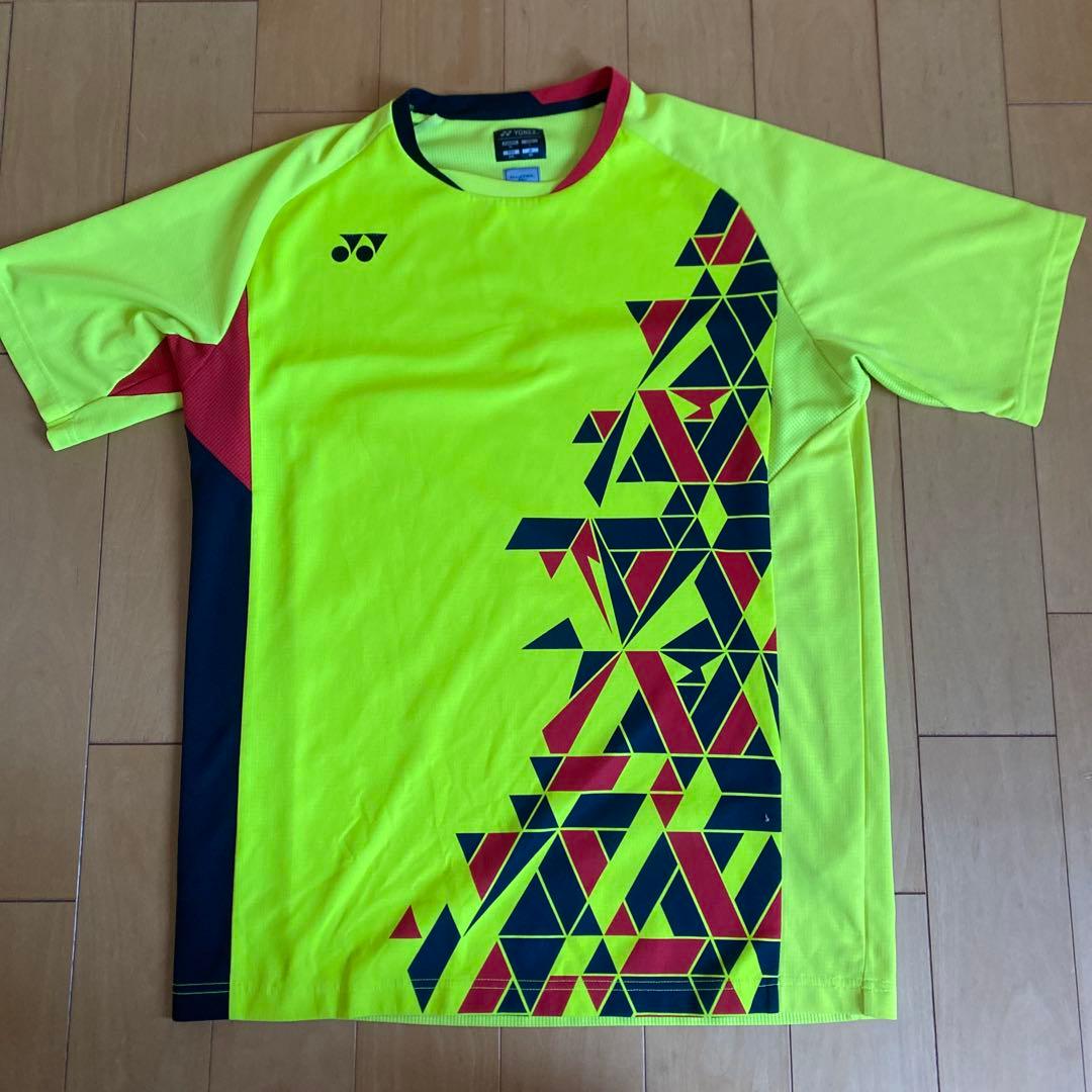 YONEX バドミントンウェア 蛍光イエロー JP XO