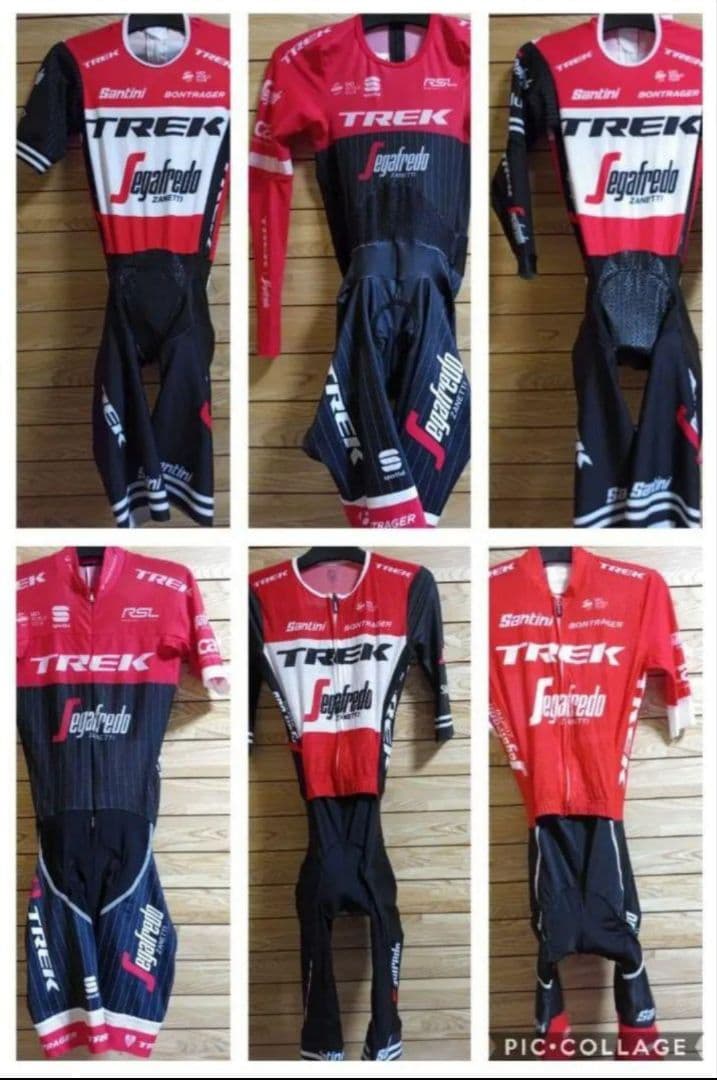 支給品　エアロシューズカバー　TREK Segafredo　サイクルジャージ