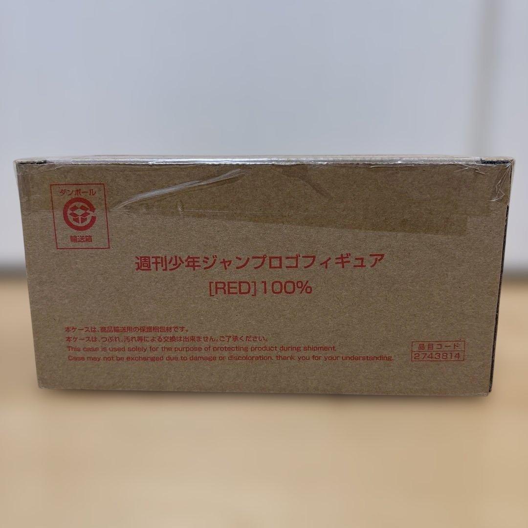 【新品、未開封】週刊少年ジャンプ　ロゴフィギュア RED 100%