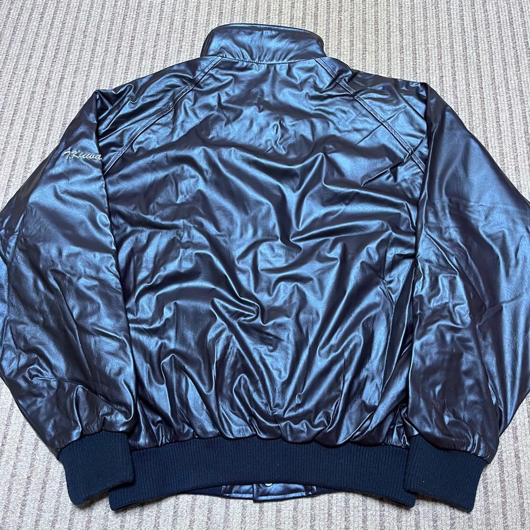 MIZUNO 高校野球部 グランドコート グラコン ジャンパー 紺 光沢