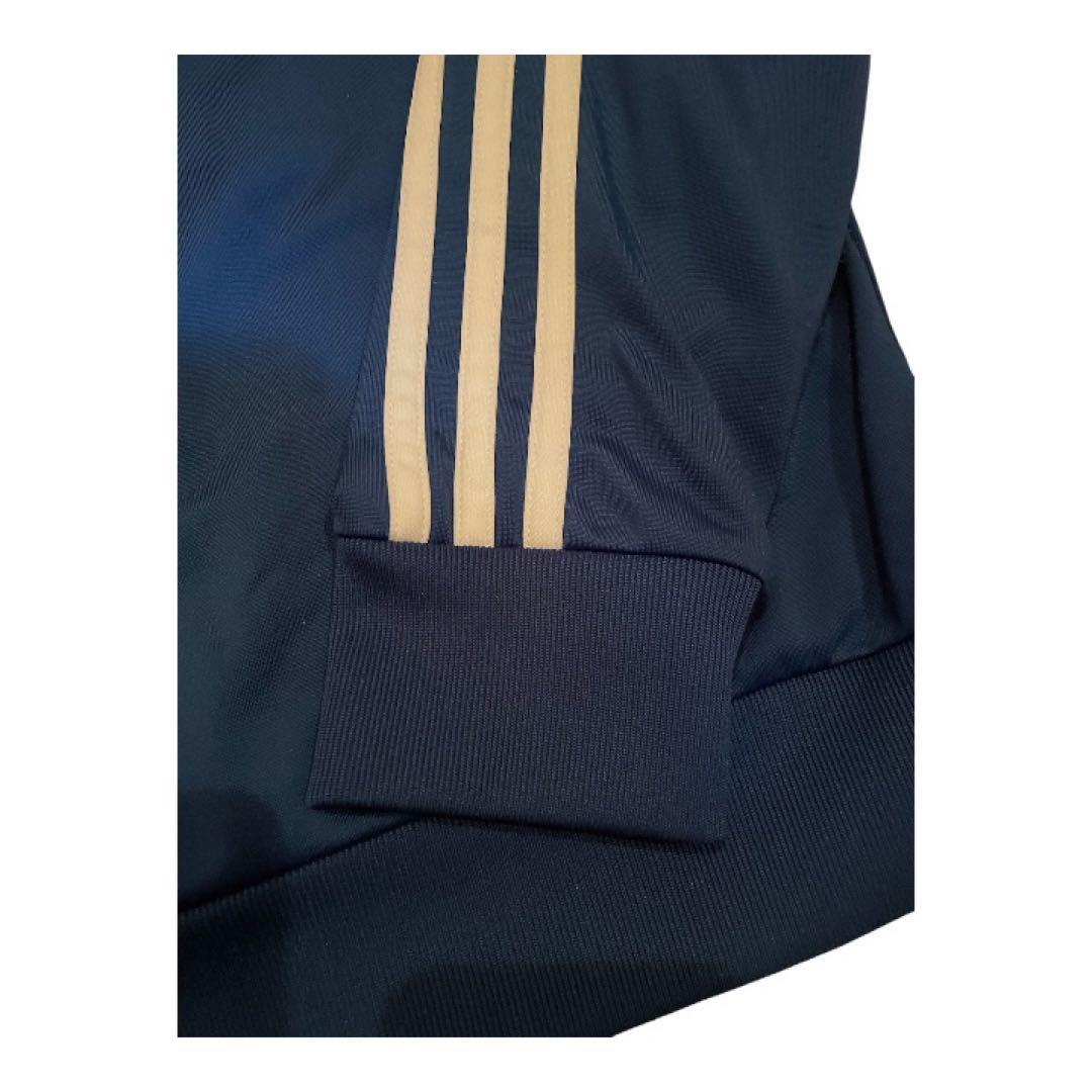 希少カラー adidas アヤックス トラックジャケット 刺繍ロゴ ネイビー