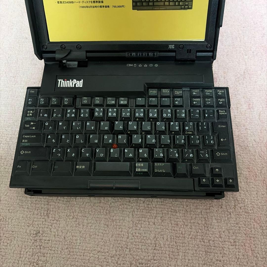 IBM ThinkPad 701C 模型 ノベルティ ( 組立て済み )