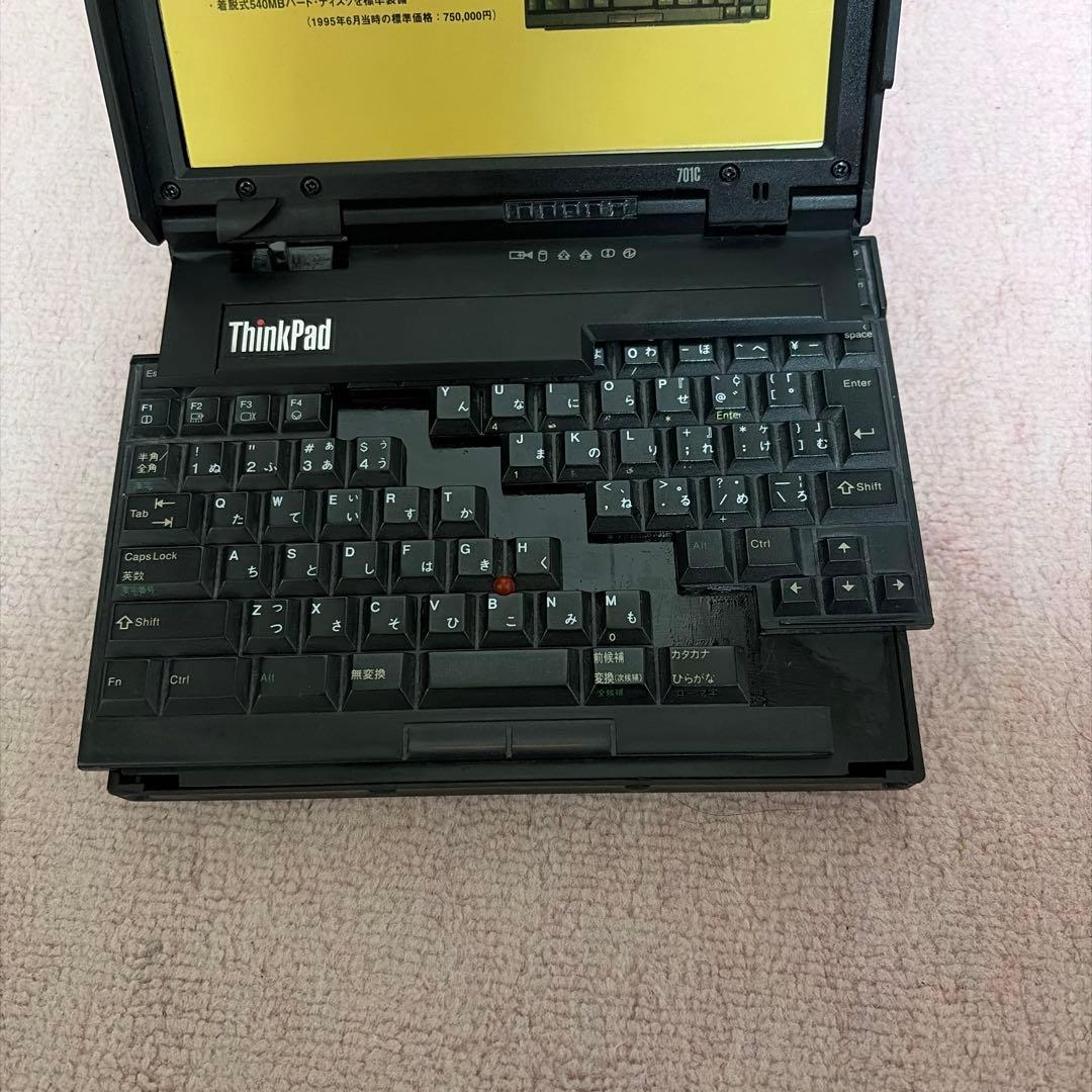 IBM ThinkPad 701C 模型 ノベルティ ( 組立て済み )