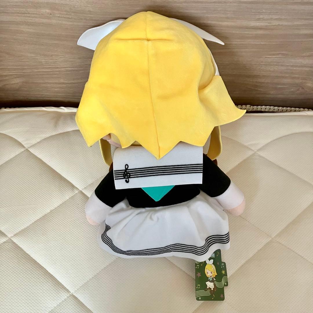 メガジャンボふわふわぬいぐるみ　鏡音リン　鏡音レン　制服　ver 2体セット