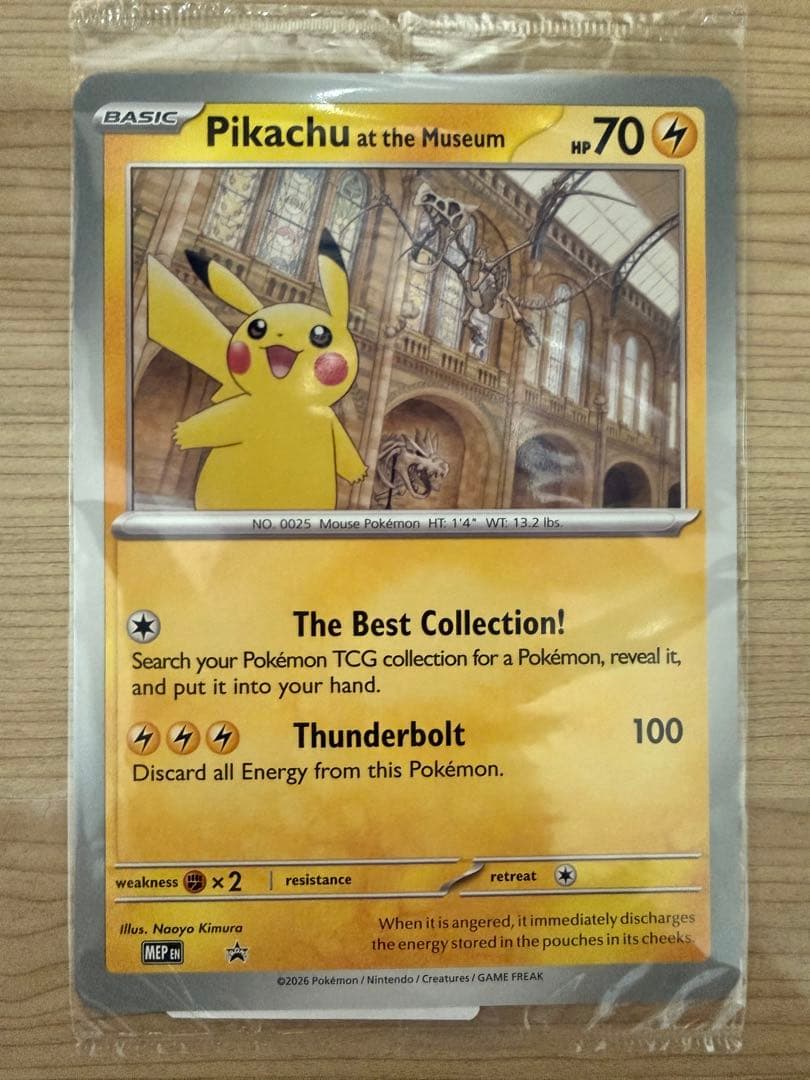 10枚Pikachu at the Museum ピカチュウ ロンドン