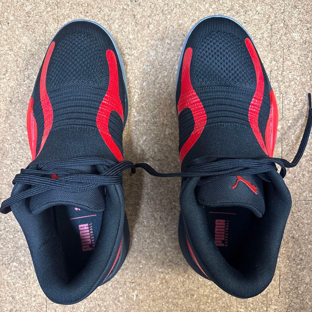 美品 PUMA バスケットボールシューズ メンズ ライズニトロ 27.5cm