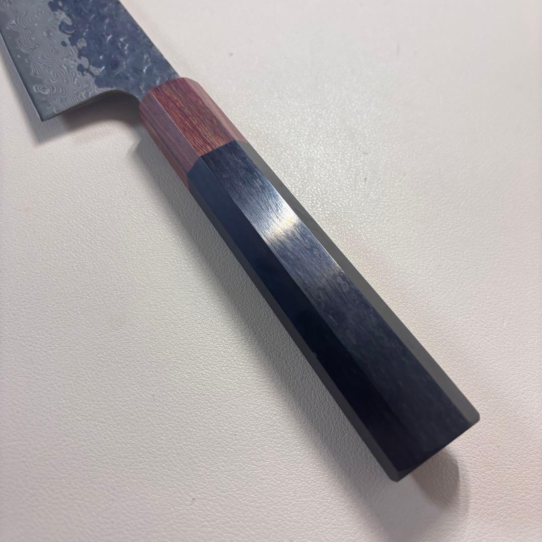 黒打ちダマスカス和牛刀八角柄 和包丁　シェフナイフ 210mm 牛刀'ᙁ