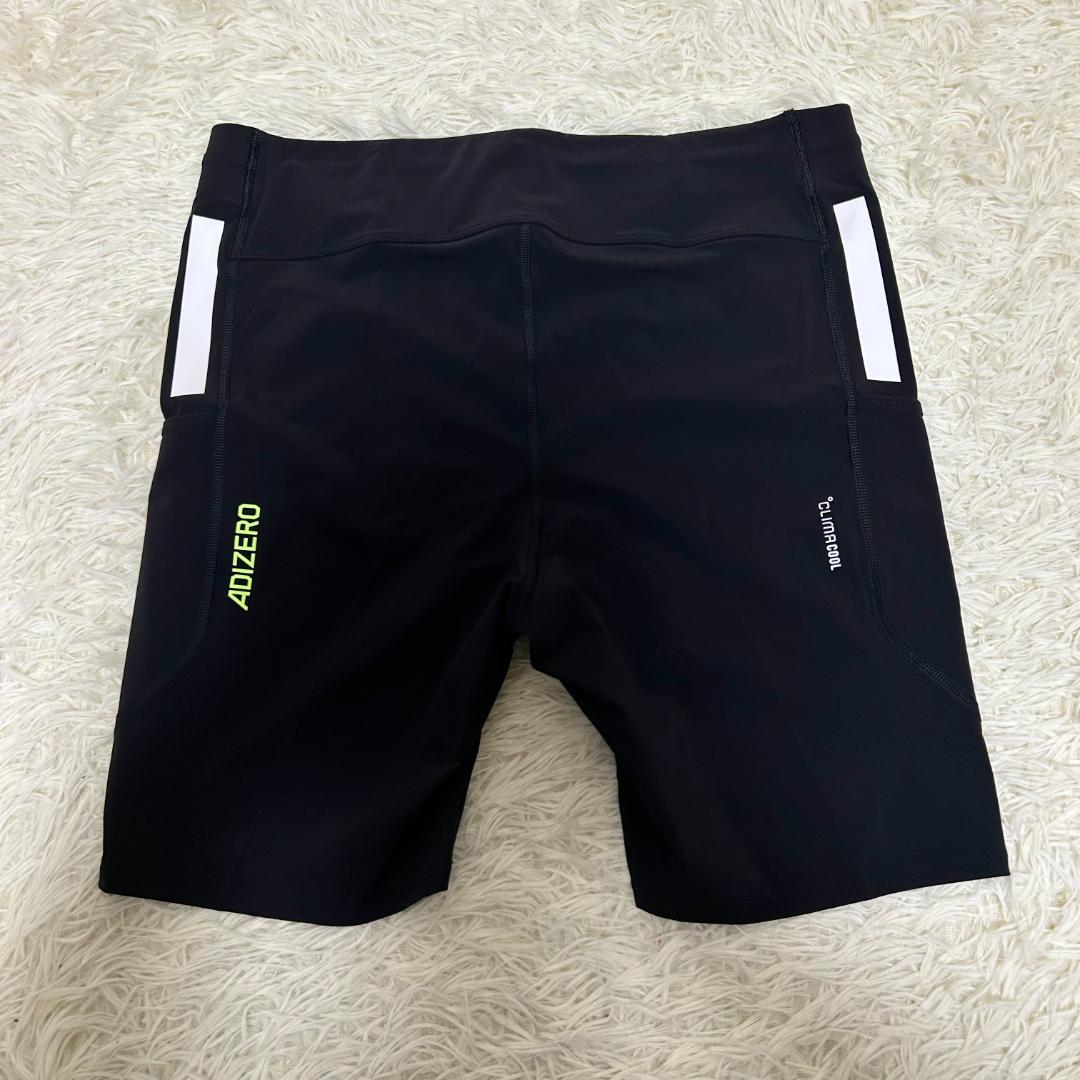 人気　adidas　アディダス　ランニングタイツ　ポケット　アディゼロ　2XL
