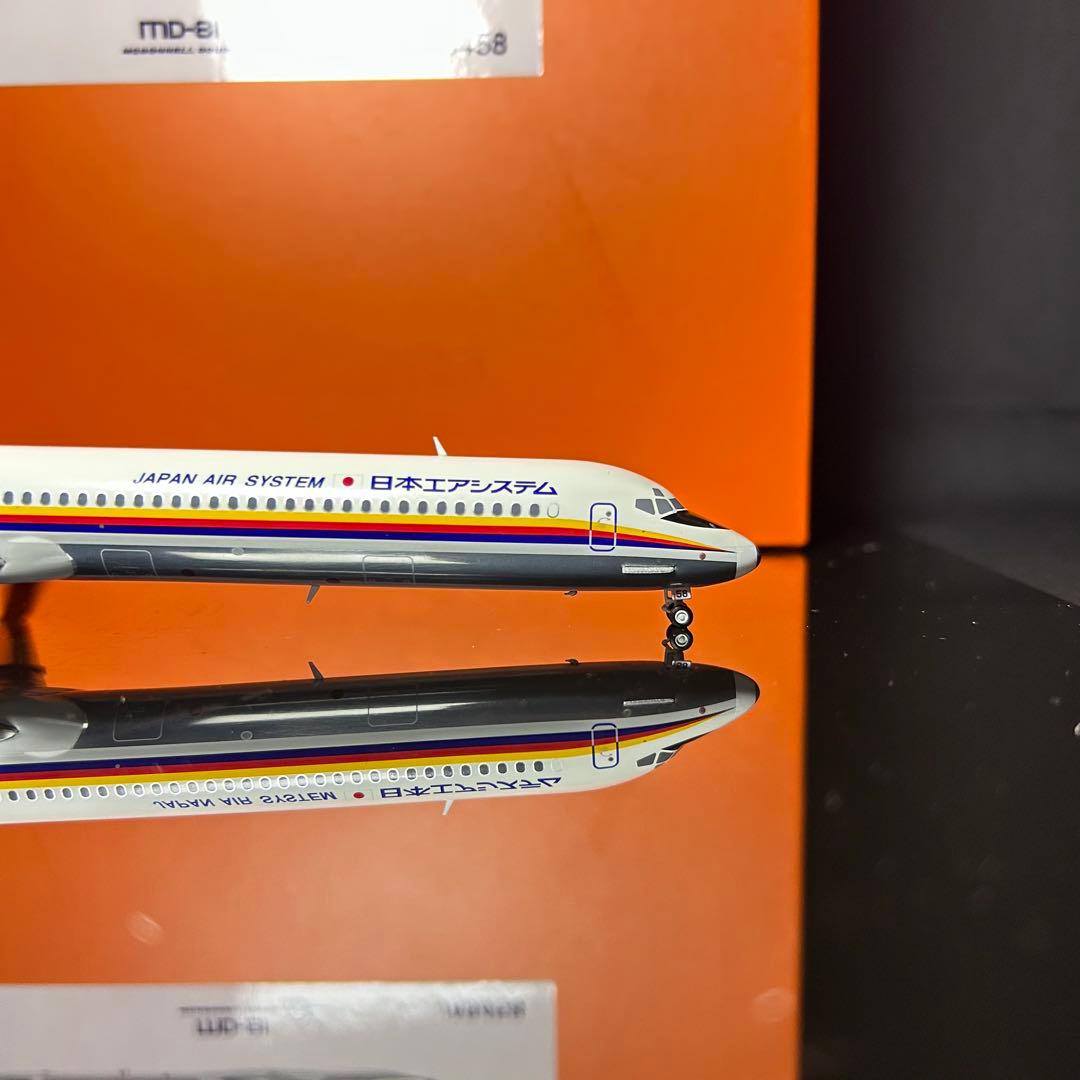 航空機・ヘリコプター Jcwings JAS MD-81 DC-9 JA8458 1/200
