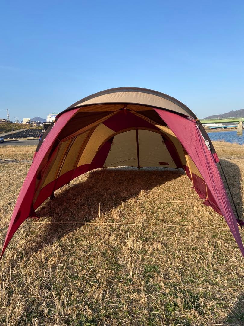 Colemanテント トンネル2ルームハウス　LDX バーガンディ　4〜5人