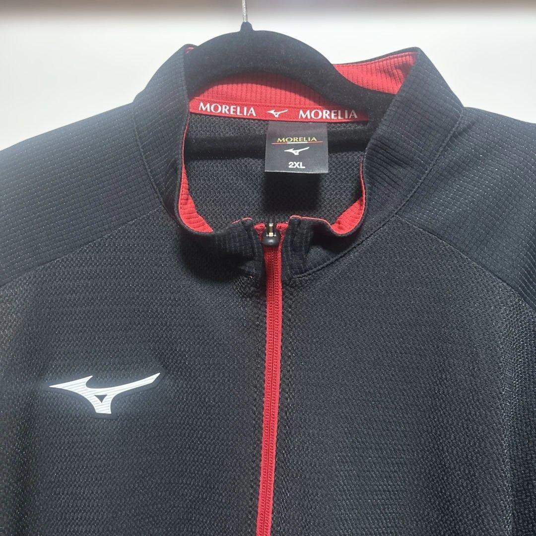 Mizuno Morelia ジャージ 2XL ブラック/レッド