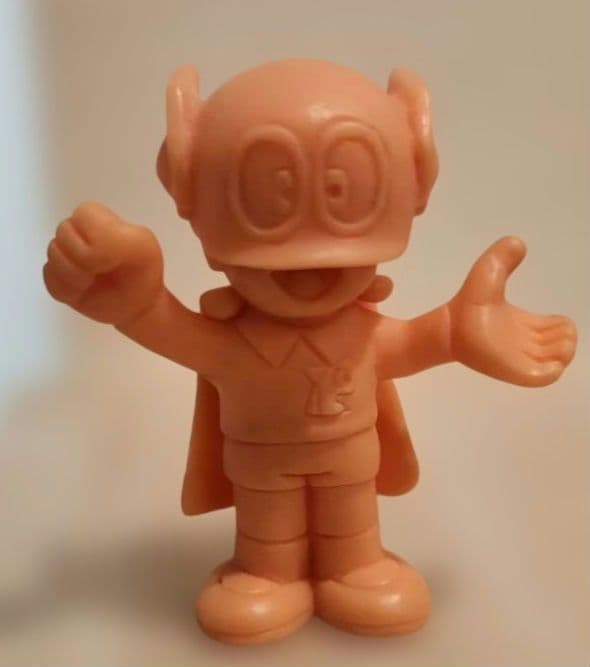 パーマン消しゴム肌色(赤いコピーロボット） 希少【パーマン1号消しゴム】