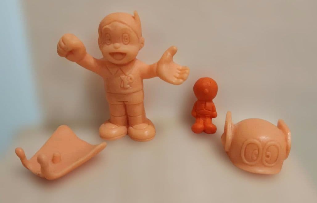パーマン消しゴム肌色(赤いコピーロボット） 希少【パーマン1号消しゴム】
