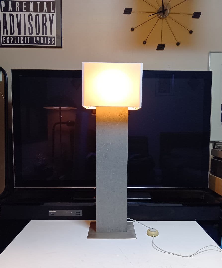 廃盤　稀少　フクラ　HUKLA　ブロック　ストーン　フロアスタンド　ランプ