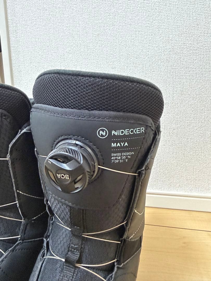 NIDECKER 女性用スノーボードブーツ ブラック