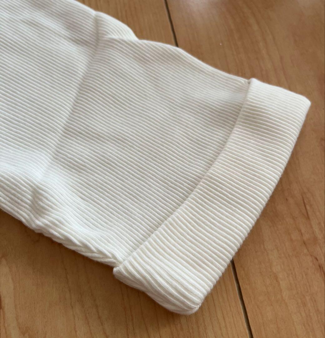 BURBERRY GOLF ハイネック トップス 半袖　アイボリー　白　M