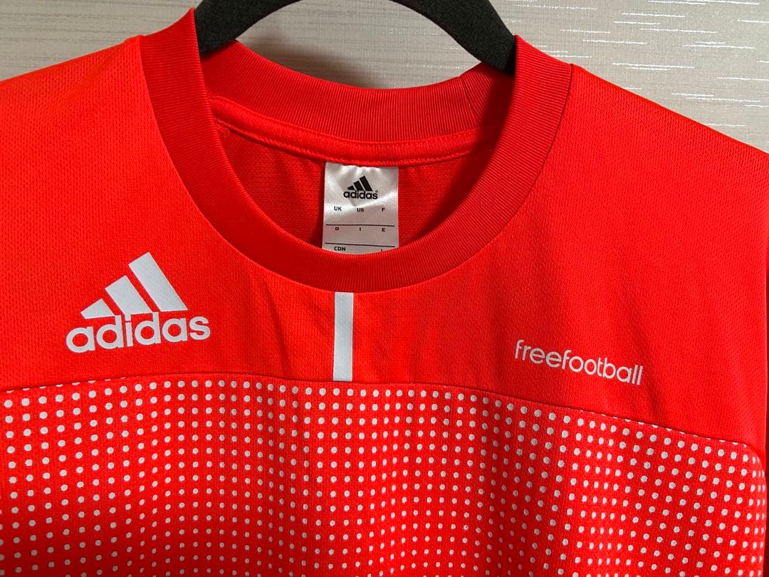 レア！adidas フットサル長袖トレーニングシャツ Lサイズ